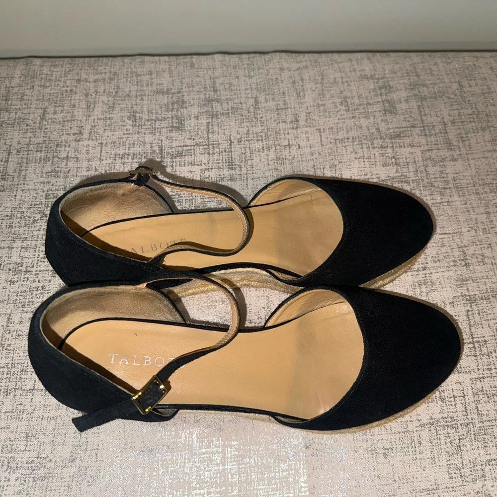 Talbots Black Espadrille Women's Shoes